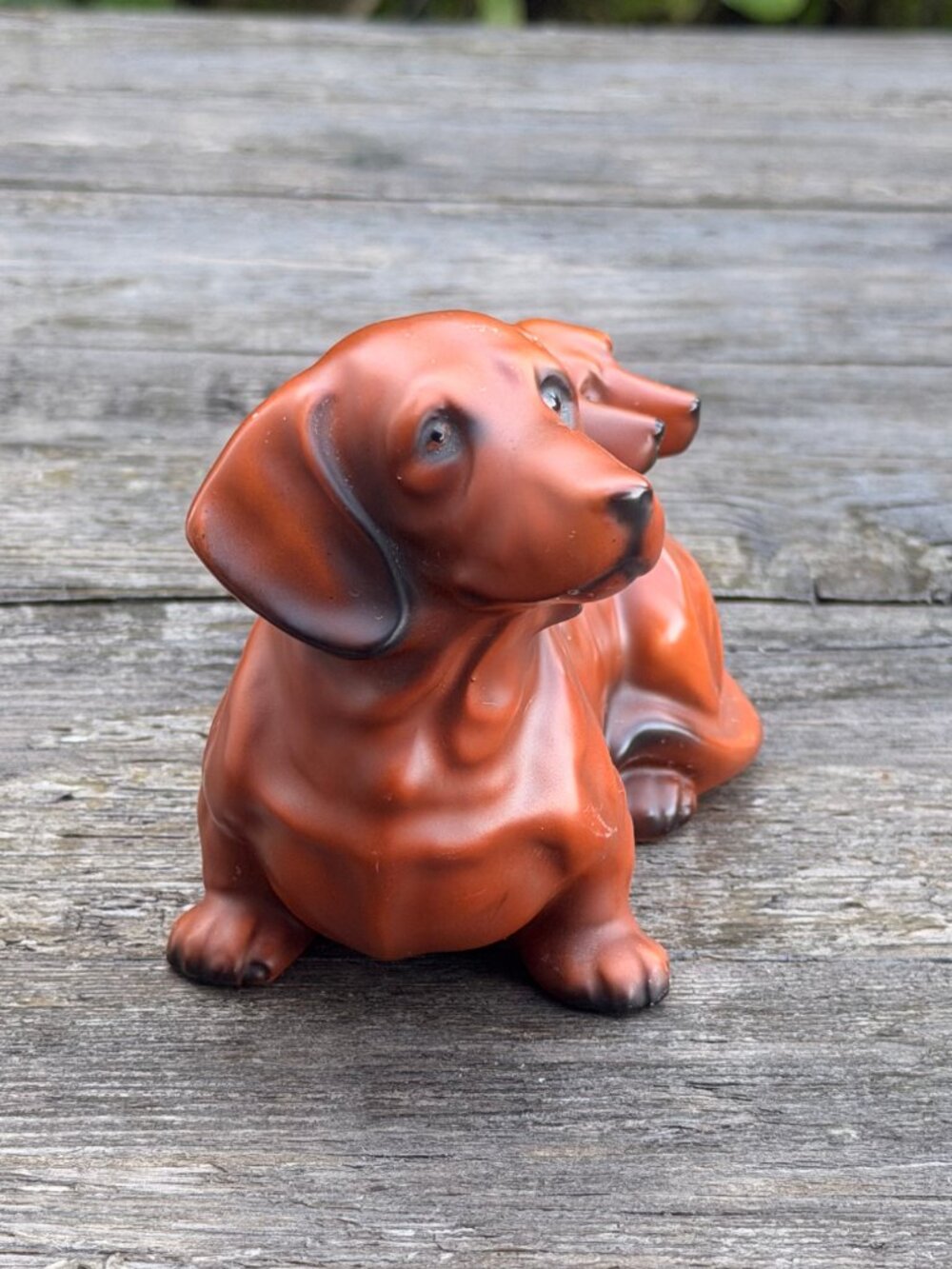 Vintage Kimco Dachshund Dog and Puppies Family Japan MCM Weiner Dog - Picture 4 of 14
